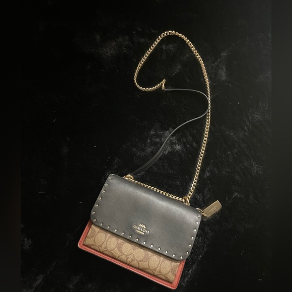 Brand new. Never used . Gorgeous Coach studded monogram multi color bag - Picture 15 of 16